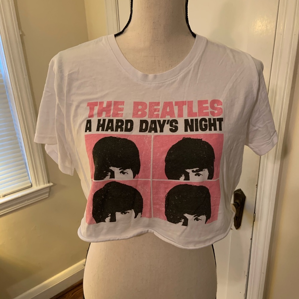 The Beatles “A Hard Day’s Night” crop top